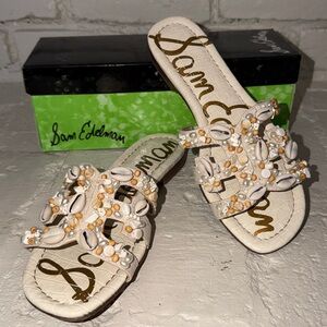 Sam Edelman sir 7 1/2 women’s sandals true to size adorable.